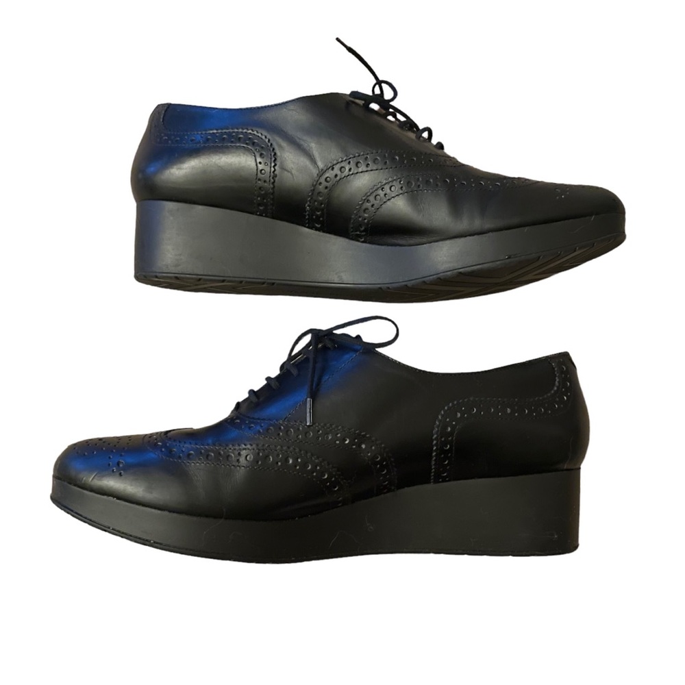 Robert Clergerie Demile Platform Patent Oxford Lace Up Loafers - Picture 11 of 13